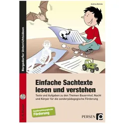 Einfache Sachtexte lesen und verstehen, Schulbücher von Andrea Behnke