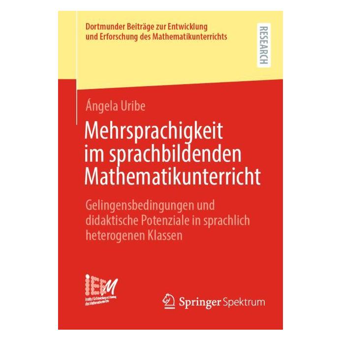 Springer Mehrsprachigkeit im sprachbildenden Mathematikunterricht (Deutsch, Softcover, Ángela Uribe) (53053970)