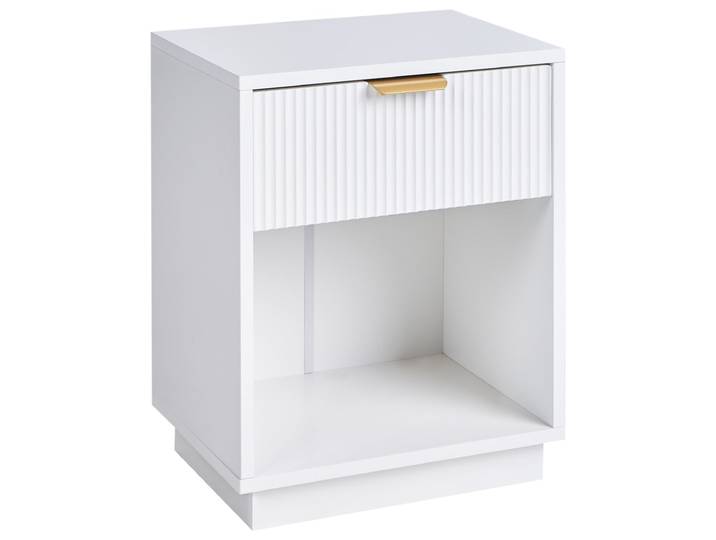 Table de nuit à 1 tiroir blanc