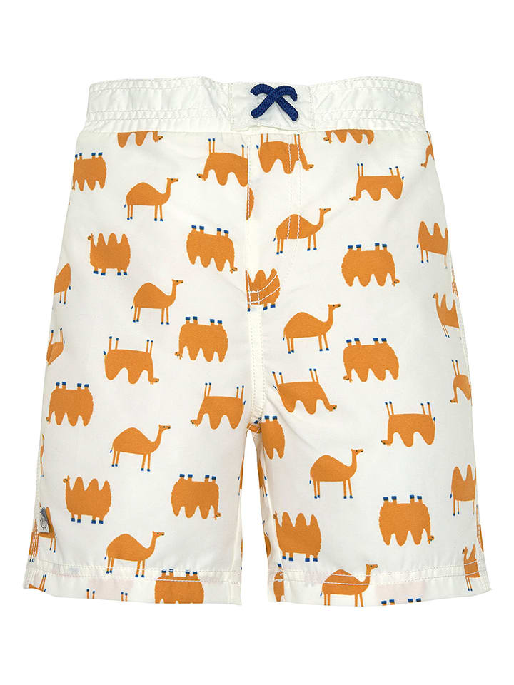 Lässig Badeshorts in Creme - 86