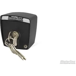 Motorline SCMV 150 Schlüsselschalter inkl. Profil-Halbzylinder - schwarz