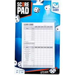 Clown games Clown Punkteblock 50 Blätt. (Englisch, 1 - 6 Spieler)