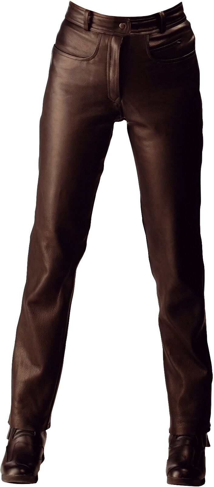 Motorradhose ROLEFF "RO 2" Gr. 52, schwarz, Hosen, 52, N-Gr, Obermaterial: 100% Rindnappaleder. Innenfutter: 100% Polyester, Motorradhose, 5 Taschen