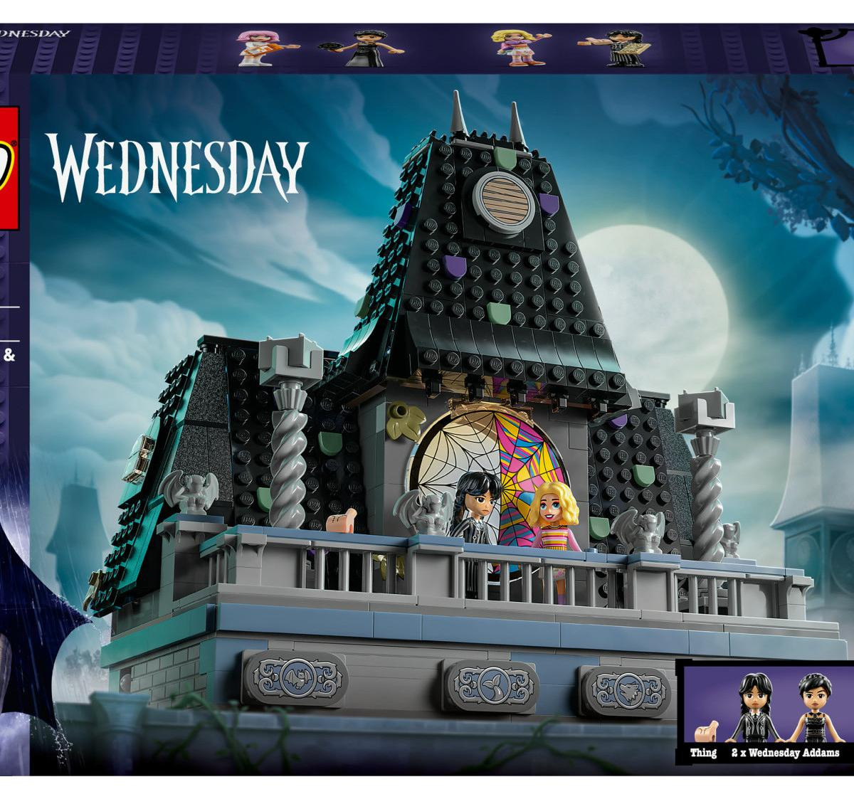 LEGO Wednesday: De kamers van Wednesday en Enid in het studentenhuis van Nevermore Academy, 76781