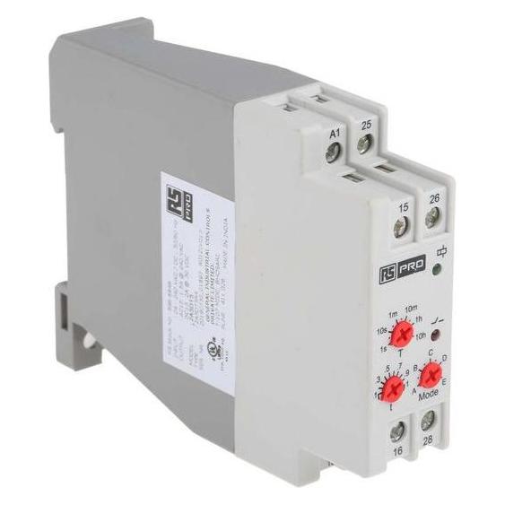 RS PRO DPCO Time Relay Multi-range 24-240Vac/dc (8966848)