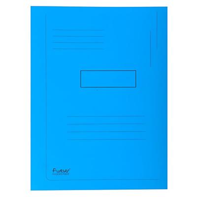 Exacompta 50er Packung Aktenmappen mit Beschriftungsfeld und 2 Klappen aus Recycling Karton 290g Forever,24x32cm