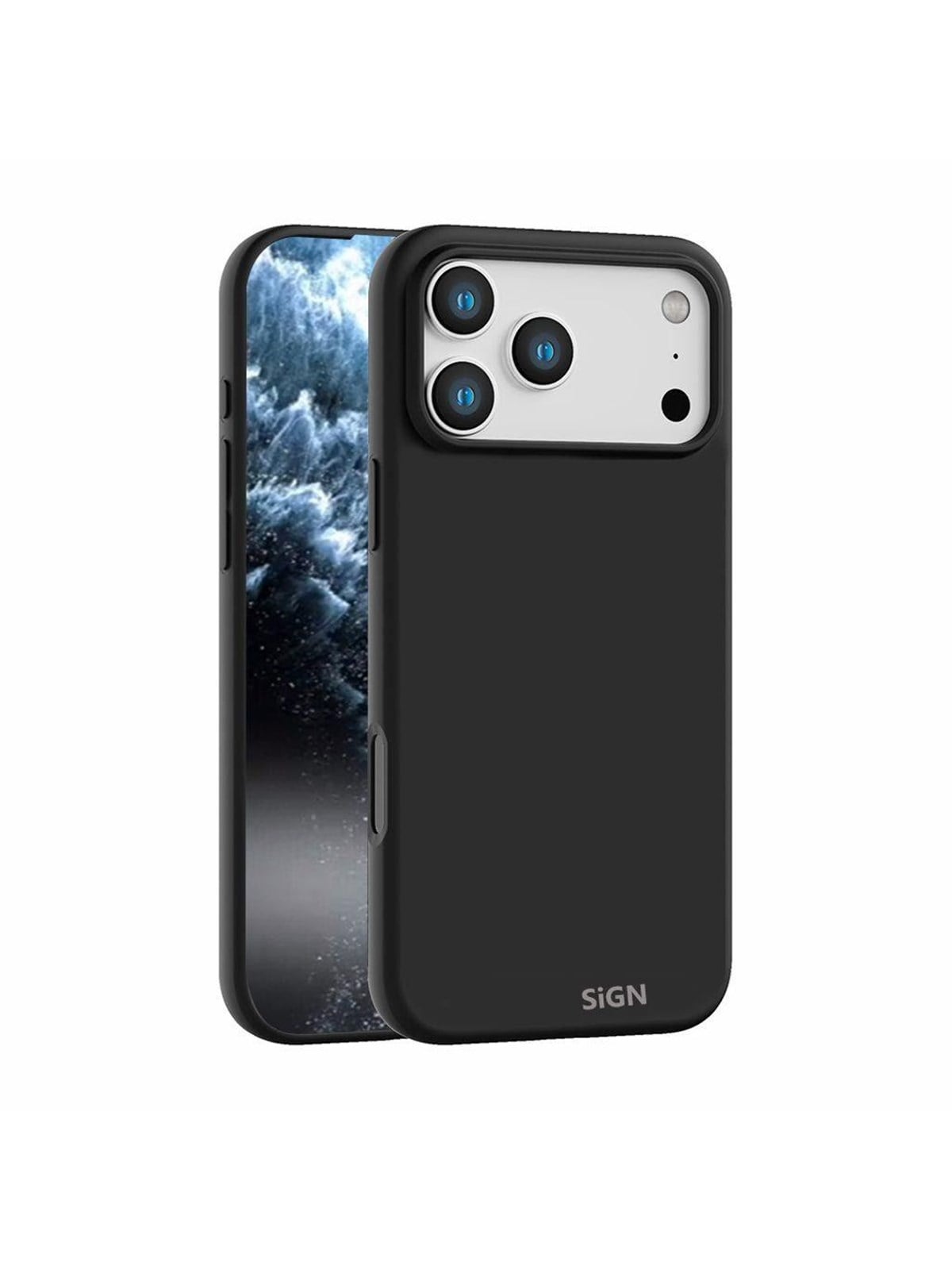 SiGN Liquid Silicone Case for iPhone 17 Pro - Black