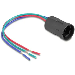 DELOCK Fassung für 19mm 3 Pin Taster oder Schalter