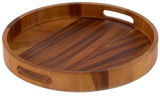 Kalmar Home "Round Serving Tray - 15"" - Solid Bottom"