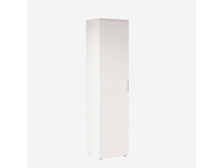 Armoire ARLA - avec étagères - moderne - 50x34x183 cm - Blanc