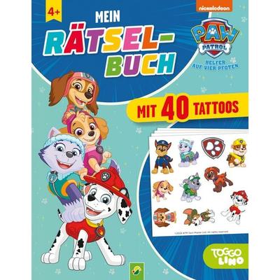 PAW Patrol Mein Rätselbuch mit 40 Tattoos, Taschenbuch von Schwager & Steinlein Verlag, Schwager & Steinlein, 978-3-8499-4560-2