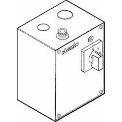 KM 2-Stufen-Drehstromschalter mit Raumthermostat-Anschluss Typ 30049