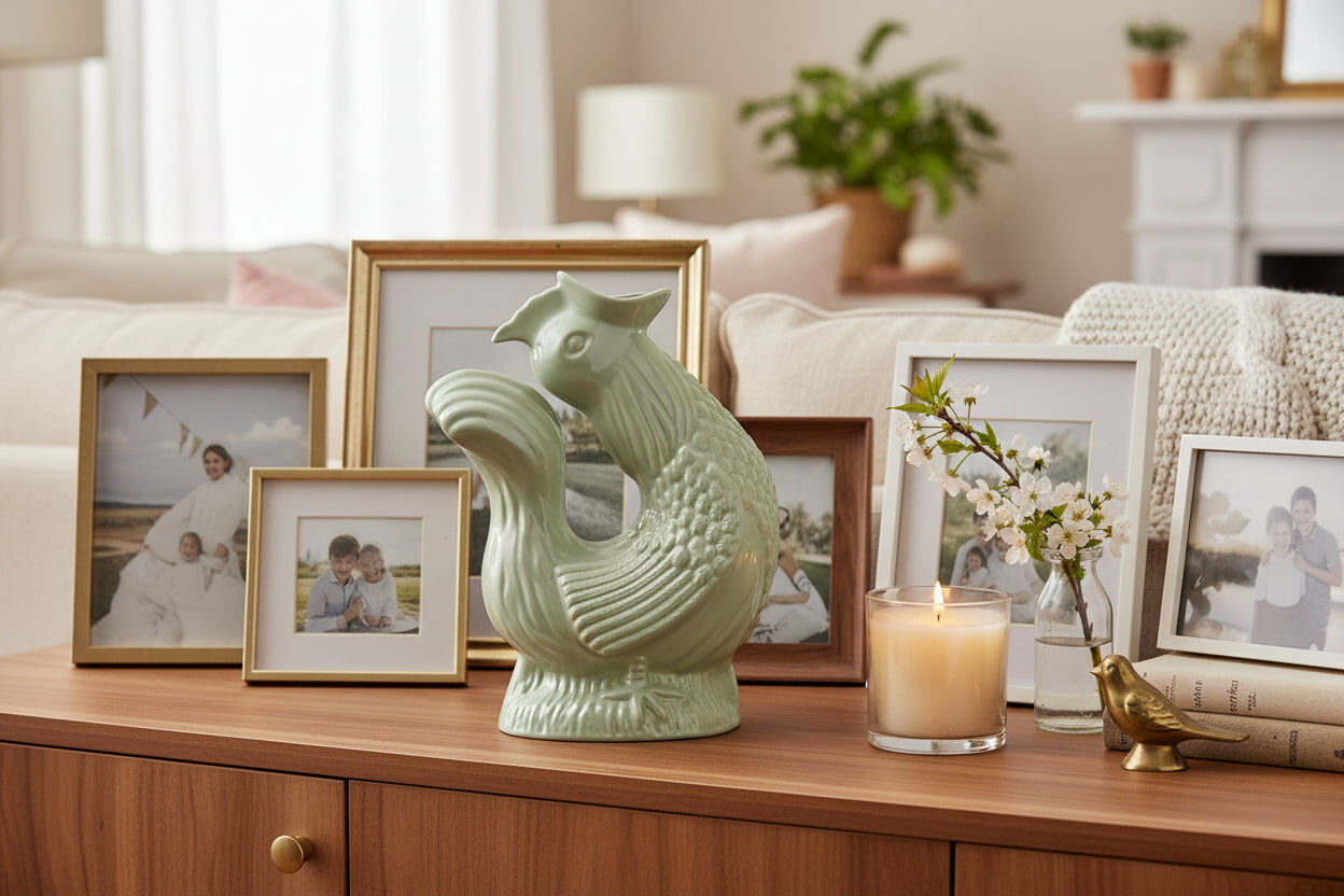 The Original Gluggle Jug Factory Cluckle Jug - Extra Large - Pistachio
