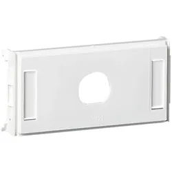 Schneider Electric 5971705 Thorsman - CYB-DC - Montageplatte - 1xBNC, TNC,EAE mit Beschrifungsträger weiß  - 10 Stück