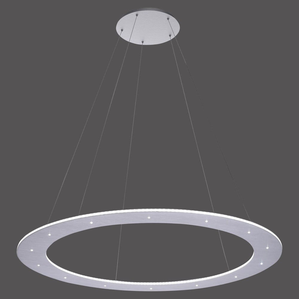 Paul Neuhaus Led hanglamp Pure Cosmo zilver aluminium Ø 75 cm