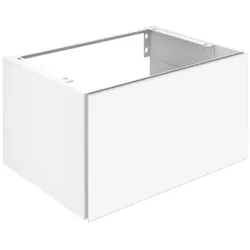Keuco X-Line Waschtisch-Unterschrank 33151110000 Dekor anthrazit seidenmatt, Glas anthrazit klar, 65x40x49cm