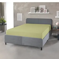 DREAMTEX Jersey Spannbetttuch für Topper oder Boxspringbett