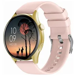 Gravity Zegarek damski SMARTWATCH GT11-3 LGD/LGD/PK (45 mm, ohne SIM), Smartwatch