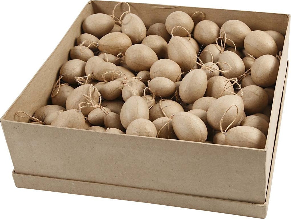 Creativ Company Eierkarton papier-maché knutselset 140 stuks voor decoratie