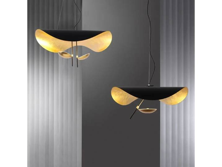 Lustre LED de chapeau de navette volante minimaliste moderne, salon, restaurant, suspension de chambre à coucher, art, décoration d'intérieur, luminaires