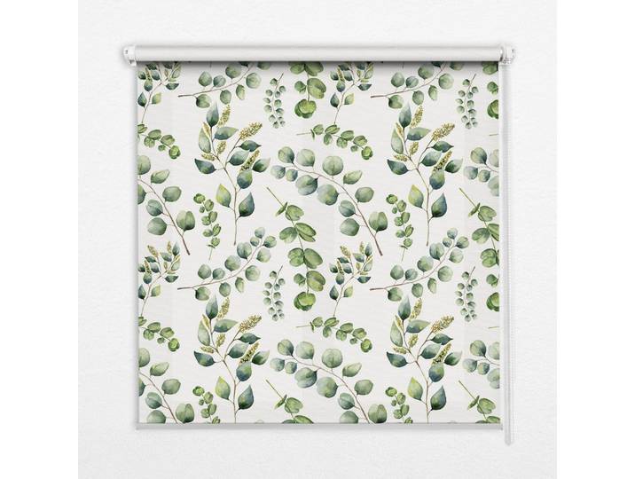 INNENROLLO - Fensterrollo - Rollo - 60x40 cm - Grüne Zweige