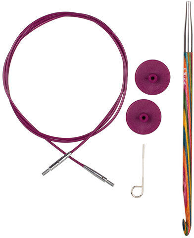 KnitPro Tunesische Häkelnadel "Symfonie 2", 6 mm Ø, im Set