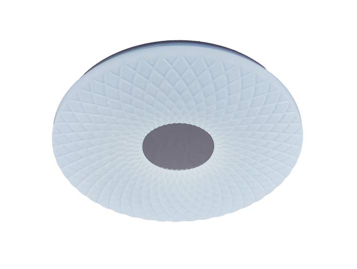 Näve Led-Deckenleuchte Porto, Weiß, Metall, Kunststoff, 8 cm, Lampen & Leuchten, LED Beleuchtung, LED-Deckenleuchten