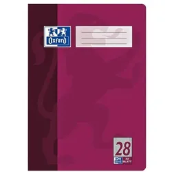 Oxford Schulheft »Schule 100050332« A4 kariert (Lineatur 28) lila