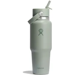 Hydro Flask Wide Mouth Flex Straw Travel Bottel Isolierflasche und Trinkhalm 946...