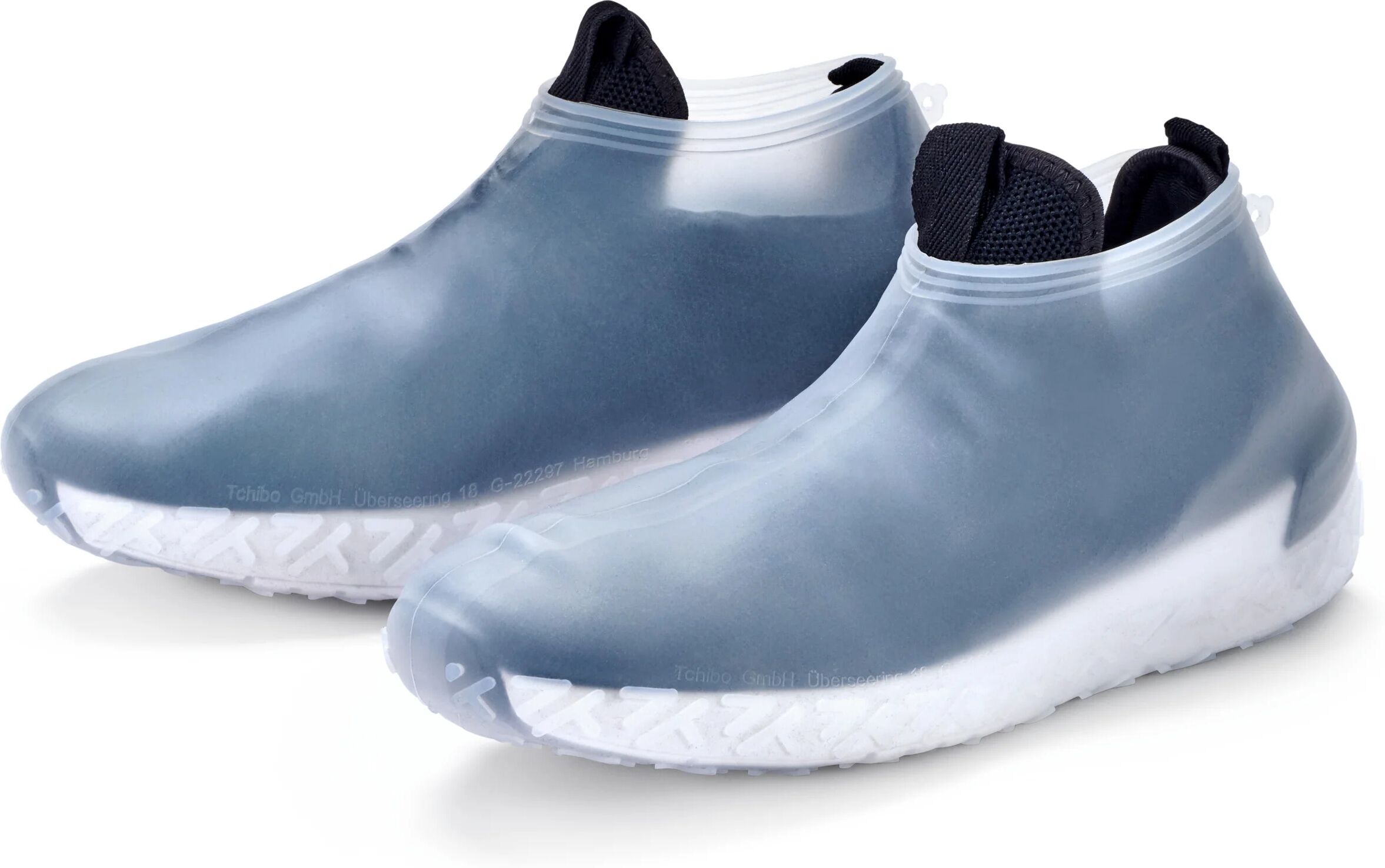 Tchibo - Regen-Überziehschuhe - Gr. L - transparent