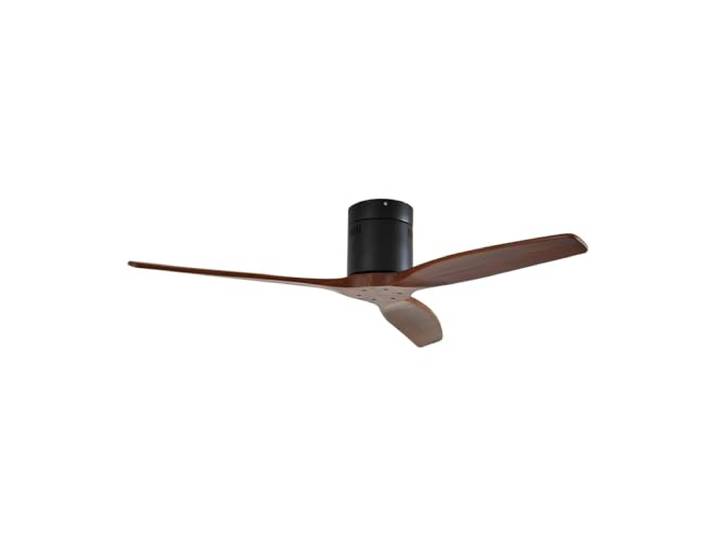 Lucande Deckenventilator leise ohne Beleuchtung mit Fernbedienung (Ø 132 cm), Ventilator Holz bis 15 m² Sommerbetrieb und Winterbetrieb Wohnzimmer