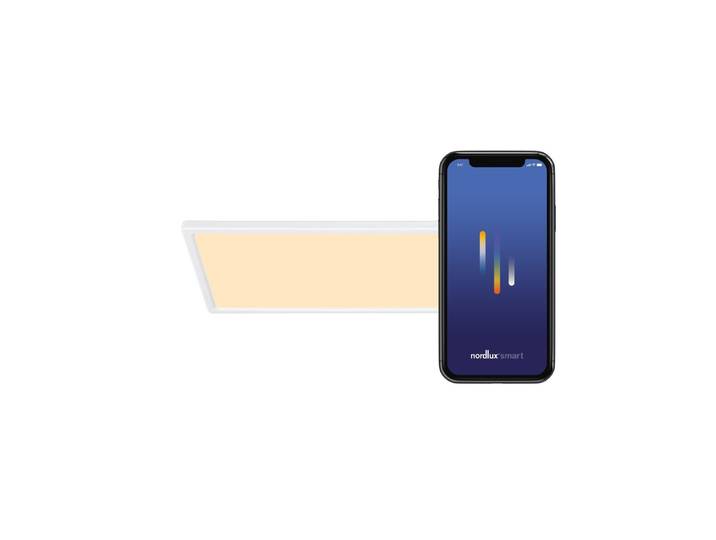 Nordlux Harlow 60 Smartlight LED Deckenleuchte 20W IP54 Weiss Steuerbare Lichtfarbe