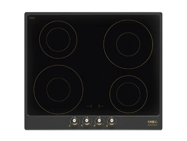 SMEG SI764AOM Kochfeld Cortina Anthrazit