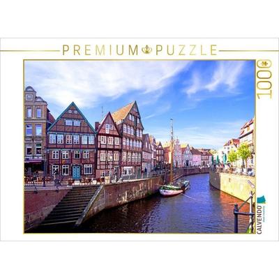 CALVENDO Puzzle Altstadt in Stade | 1000 Teile Lege-Größe 64x48cm Foto-Puzzle für glückliche Stunden