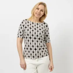 DAWID by Dawid Tomaszewski Shirt, 1/2-Arm Allover-Druck figurbetont