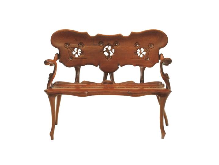 BD BARCELONA DESIGN banc CALVET de GAUDÍ (Verni - Rovere massello)