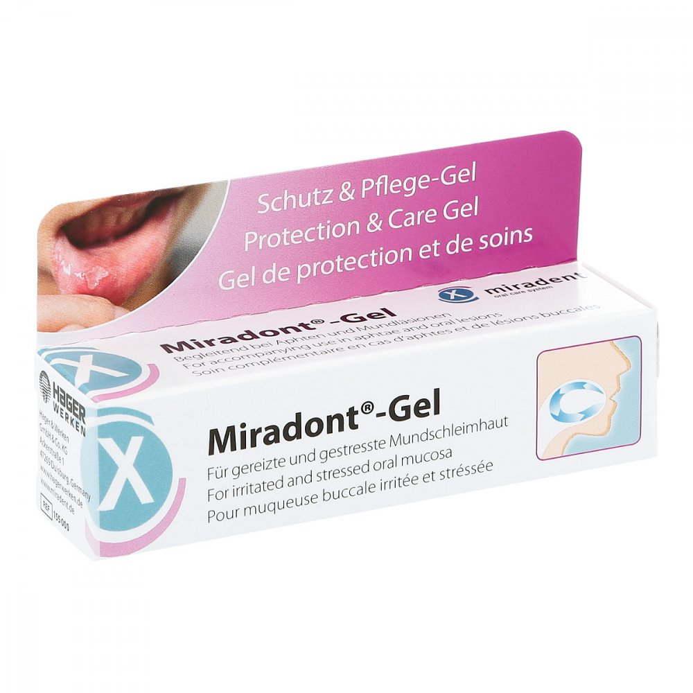 Hager Pharma GmbH Miradent Mikronährstoffgel Miradont-gel 01917054
