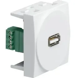 Hager WS265 USB-Anschluss Schraubanschluss 45x45mm