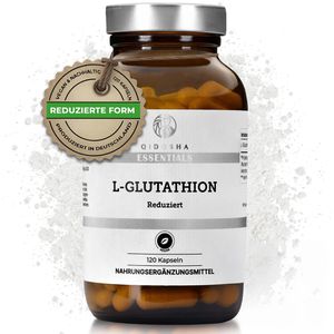 Qidosha Aminosäuren L-Glutathion, 120 Kapseln, aus Glutaminsäure, Cystein und Glycin, 74,4g