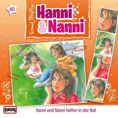 Folge 40: Hanni und Nanni helfen in der Not - Enid Blyton,Andre Minninger, Audio, 4064066622114