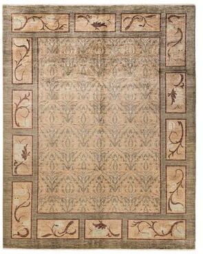 "Overton Vibrance One-of-a-Kind Hand-Knotted Area Rug - Green, 6' 1"" x 10' 1"" - 6' 1"" x 10' 1"""