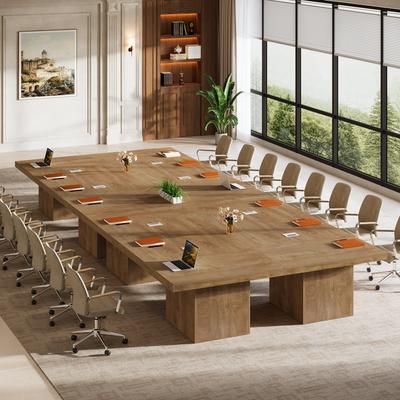 OEM 94.5-Inch Conference Table, Large Meeting Table, 8FT Rectangular Office Conference Room Table, Modern Boardroom Conference Desk
