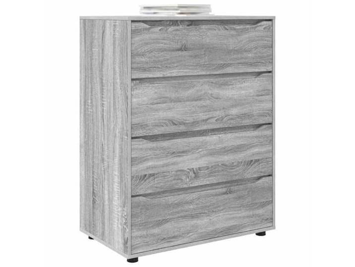 (9385)Moderne Cabinets de rangement Gris Sonoma 80x48x105 cm poid:45.18 kg