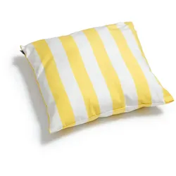 Jan Kurtz Möbel Kissen Somnia Streifen weiß/gelb, Designer Jan Kurtz, 48x15x48 cm