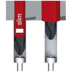 Wiha, Schraubenzieher, - Schraubendreher Mit Bithalter Set Softfinish Slimvario Electric (Schlitz)