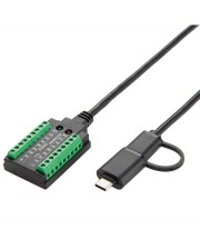 Exsys USB 2.0 zu Seriell RS-232 Kabel 18P. 1m 1xSeriell RS-232/422/485 TTL Kab. (EX-13003)