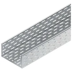 Niedax, Kabelschutz + Kabelführung, NIE RS110.300 Kabelrinne schwer 110x300x3000mm T1,5mm gelocht bandverz. (Kabelkanal, 300 cm)