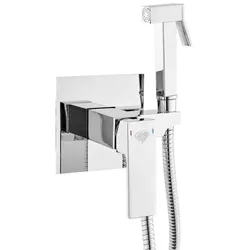 SAT Bidetarmatur mit Brausegarnitur Chrom SATBSPBH