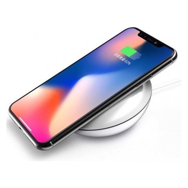 Devia Inductive fast wireless charger Qi Standard - White (10 W) (DEFCW989W)