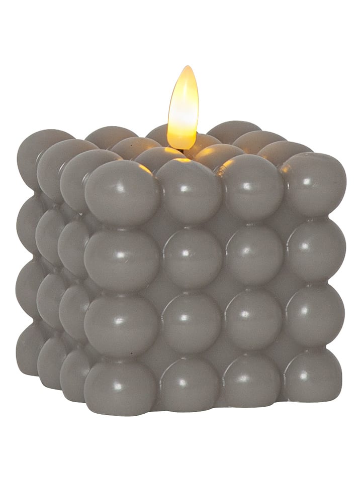 STAR Trading LED-Kerze "Flamme Dot" in Grau - onesize